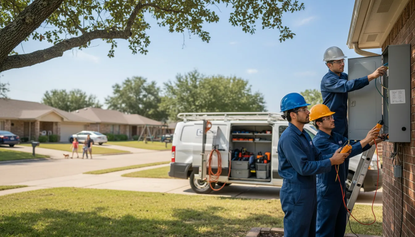 Certified electrician providing emergency electrical services in Lenapah, OK